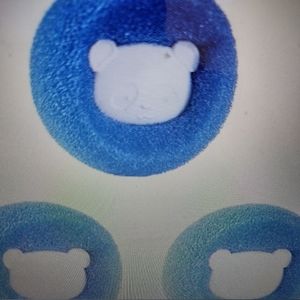 Pet hair remover for dryer reusable balls